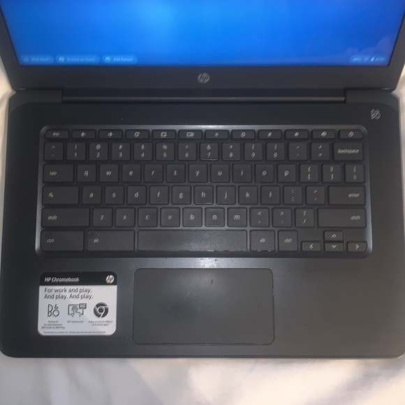 GREAT CONDITION 14 inch HP Chromebook 14 Laptop WITH CHARGER - Picture 4 of 6